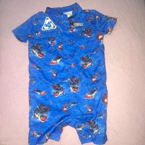 Baby Boys Fishing Romper